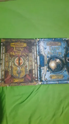 Livros RPG DnD v3.5 livro do mestre e dos monstros usados