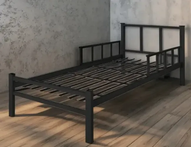 Cama solteiro aço
