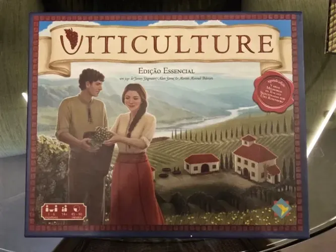 Jogo Viticulture Edição Essencial Com expansões: Tuscany, Vale do Reno e Charco