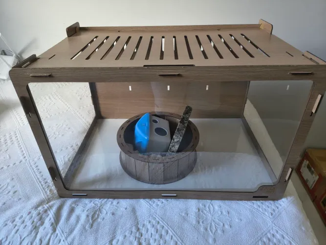 Terrário hamster casa rodinha