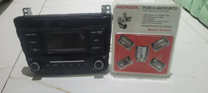 Radio Bluetooh Hyundai Creta Porca AntiFurto Honda Original<br>Porca AntiFurto Honda Original