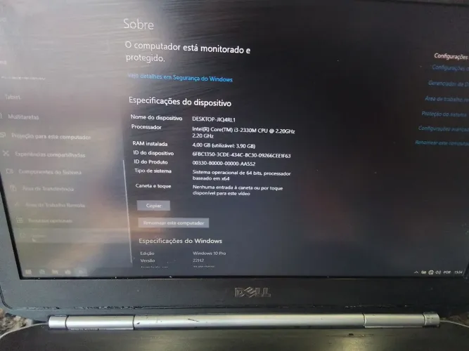 Note Dell i3 HD 500 4ram