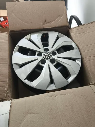 Rodas de ferro com calotas para T-Cross