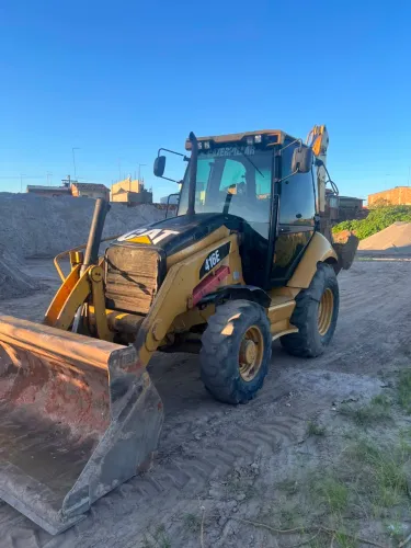 Retro escavadeira Cat 416E