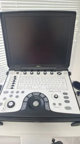 Ultrassom Logiq e Marca GE portátil com carrinho 