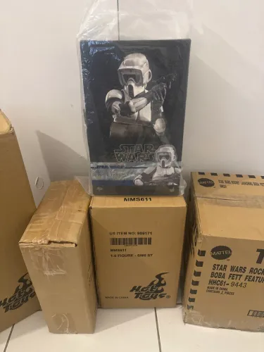 Star wars hot toys 1/6 biker scout