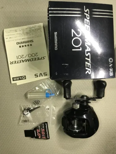 Carretilha Shimano Speedmaster 201 (Curado 301E) manivela esquerda
