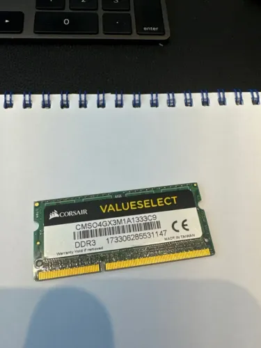 Memória Ram Notebook 4gb Ddr3 1333mhz Corsair ValueSelect