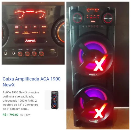 Caixa amplificada ACA 1900