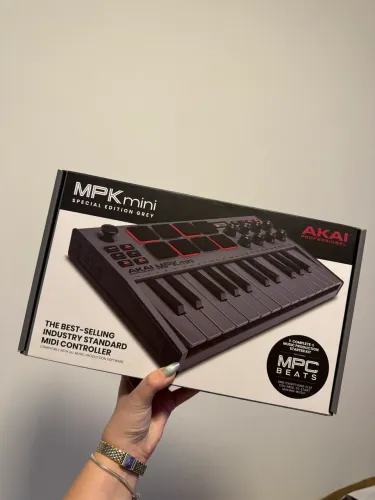 Controlador MIDI AKAI MPK Mini - Special Edition Grey | Novo e Original