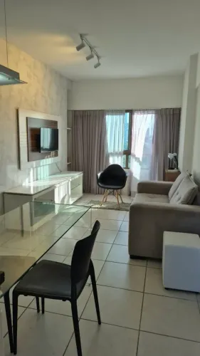 Alugo flat mobiliado com 1 vaga na Tamarineira - Recife - PE