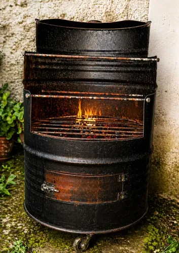 CHURRASQUEIRA GOUMET REFRATÁRIA PORTÁTIL