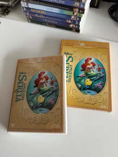 Pequena Sereia EDIÇÃO DIAMANTE DVD e BLURAY Colecionador [2 discos+luva original]