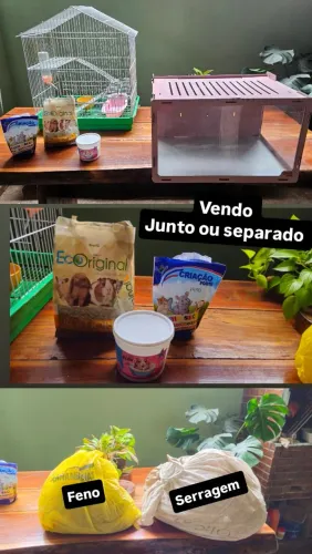 Vendo gaiola para chinchila e pequenos roedores