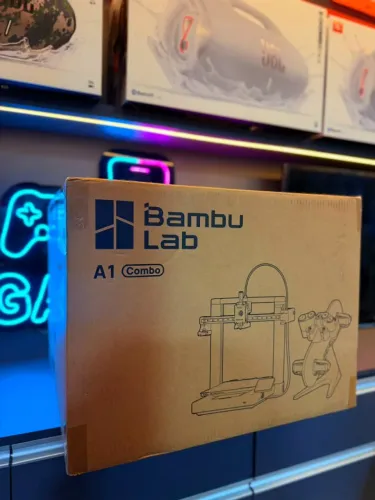 Impressora 3D Bambu Lab A1 + AMS LITE, Alta Velocidade, Sistema Multicores, Tela IPS Touch