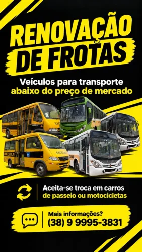 Renovação de Frota - Ônibus, Micros e Kombis