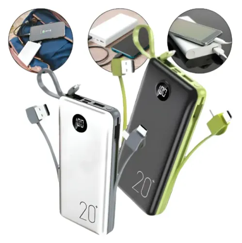 Carregador Power Bank Bateria Portátil 20000mah Turbo