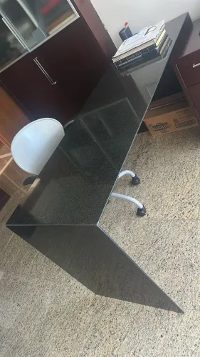 Mesa / aparador em granito preto 