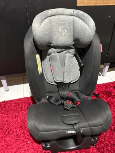 Cadeira para Auto 0-36Kg Isofix Litet All Stages Fix 2.0 Preta e Cinza - BB607