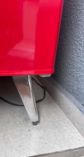 Geladeira retrot Brastemp vermelha