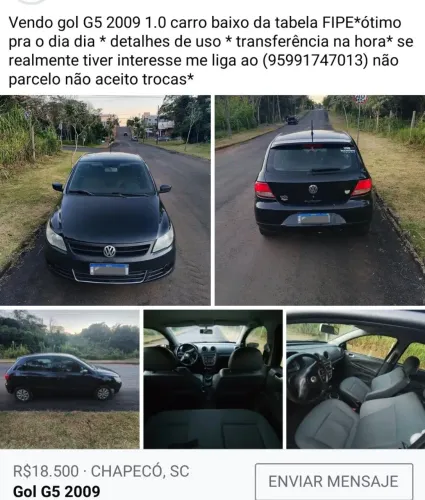 Volkswagen Gol Geração V 1.0 8V MI Total Flex Mec. 4P 2009