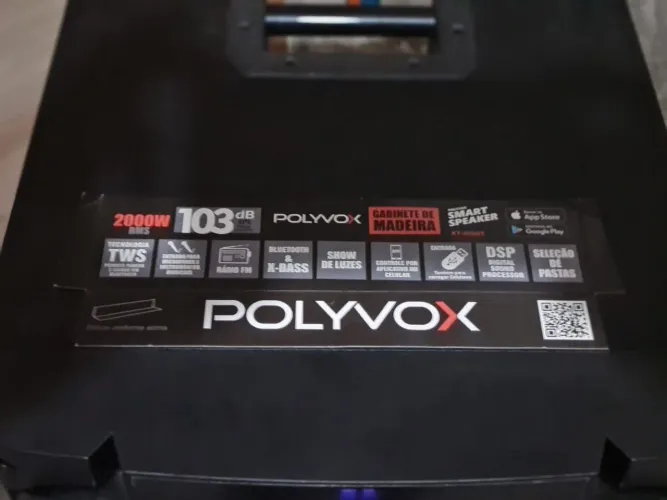 Vendo torre de som Polyvox 2000W