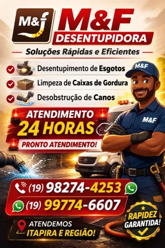 M&f Desentupidora itapira 