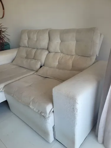 Sofá retrátil e reclinável 2 lugares