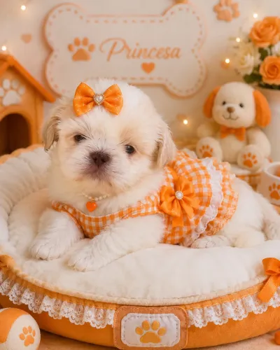 Shih Tzu fêmea alto padrão raríssima