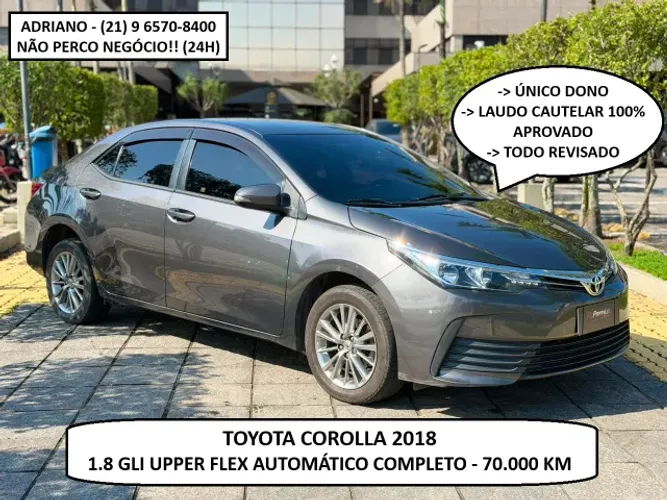 Toyota Corolla GLI Upper 1.8 Flex 16V Aut. 2018
