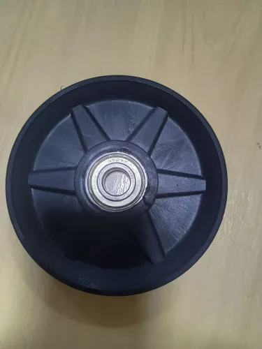 Roldana 100mm com rolamento