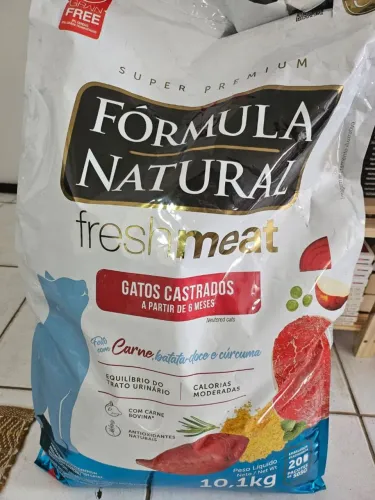 Ração Formula Natural Fresh Meat Gatos Castrados 9kg
