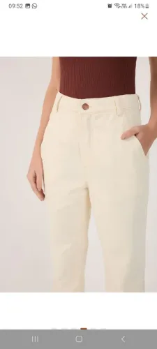 Calça sarja bege Dress too