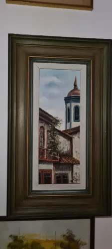 Quadro a Óleo - cesaria colonial