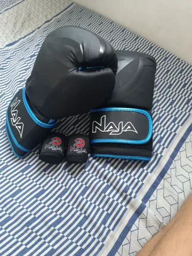 Luva de boxe e bandagem 3m