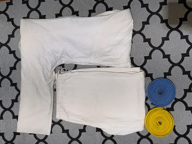 Kimono  A3 Branco - Trançado  (Estado de Novo)