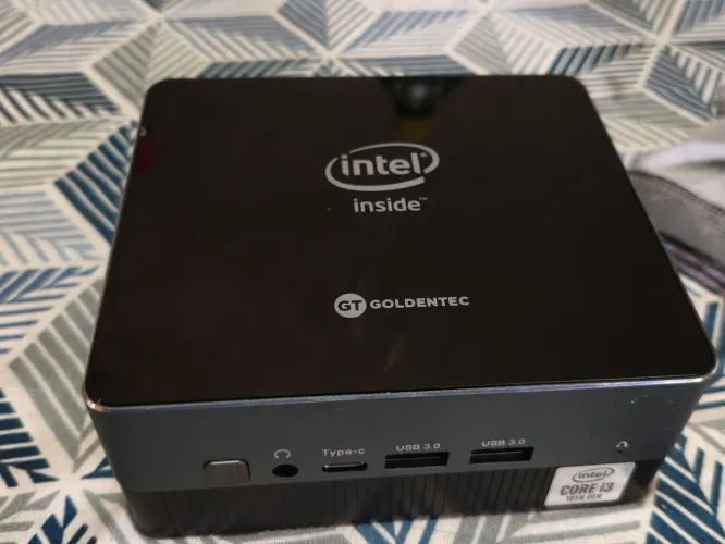 Mini Pc i3 GT 10geraçao 4gb 120 memória ram .