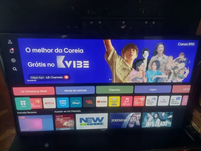 TV 50 4K LG SMART WEBOS WI-FI COMANDO DE VOZ ALEXA PORTAL GAMING XBOX INTEGRADO EXCELENTE
