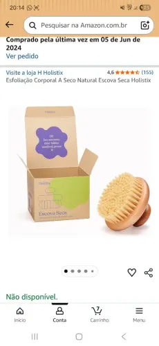 Escova de esfoliação holistix