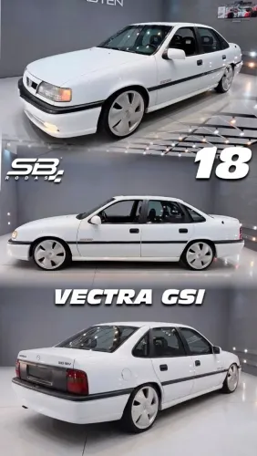 Rodas Chevrolet Vectra Gsi Prata aro 18 4x100 novas