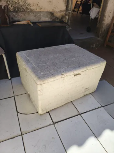 Caixa de isopor grande