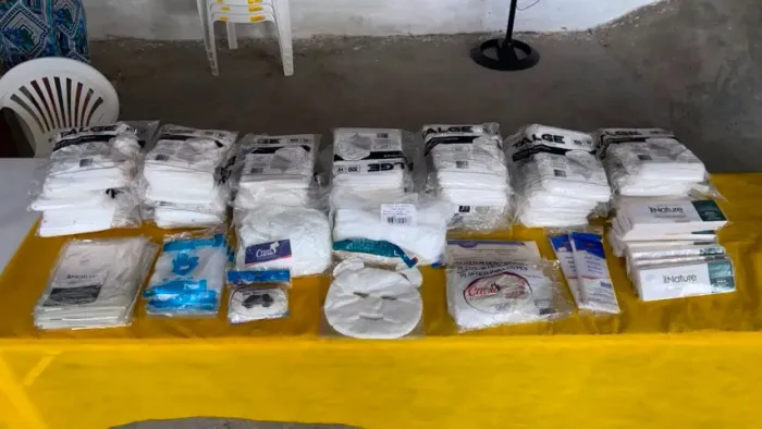 LOTE DE MATERIAIS PARA ESTÉTICA E DEPILAÇÃO - R$ 250,00