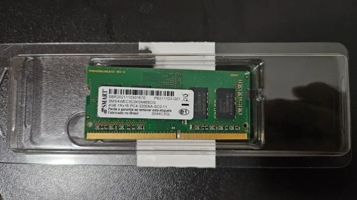 Memória RAM 4GB DDR4 3200MHz p/ Notebook