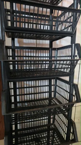 Cesto de roupas loja organizador