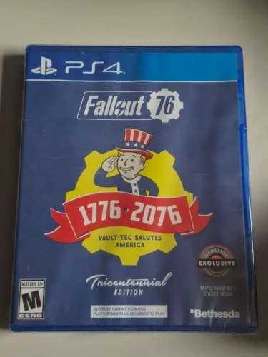 Jogo Fallout 76 Tricentennial Edition PS4 Mídia Física Novo Lacrado