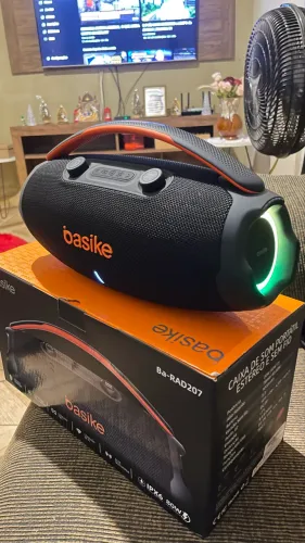 Caixa de Som Boombox - Basike 207 80w Potente