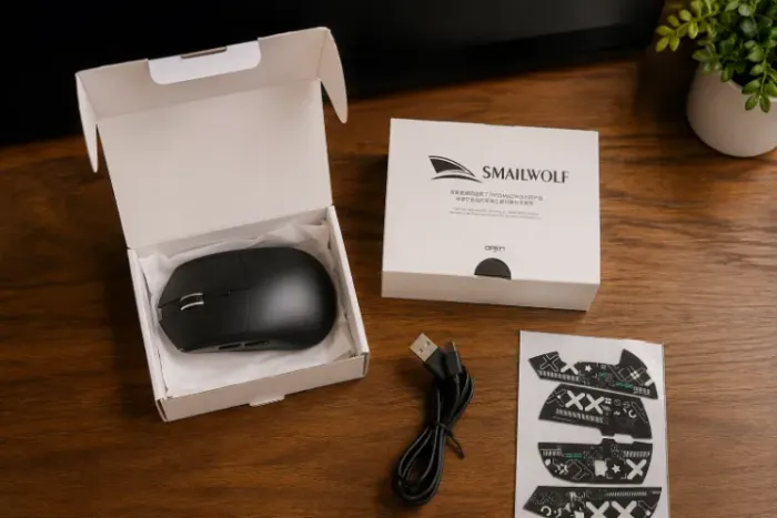 Mouse sem fio RS7 preto
