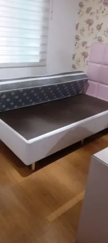 Cama box solteiro com colchão