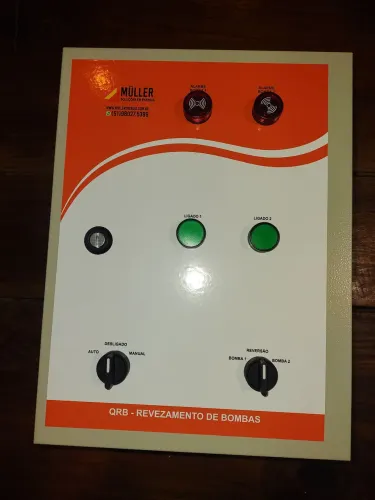 Quadro automático para acionamento de bombas - revezamento de bombas