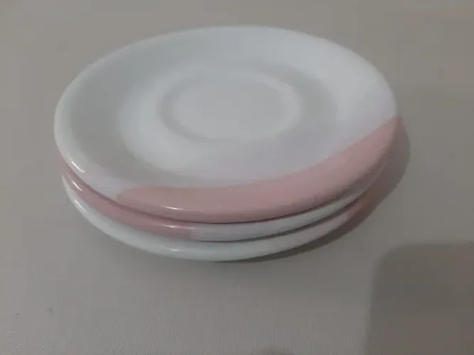 Kit 3 Pires Rosa de Cerâmica Premium